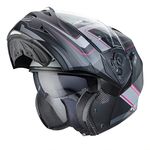 MOTORCYCLE CABERG DUKE II TOUR MATT BLACK PINK ANTH SILVER FLIP UP HELMET Motorbike Rider Adult Sports Racing Touring Sharp 5***** ECE 22.05 Approved Modular Helmet (Black Matt,XS)