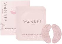 Wander Beauty Baggage Claim - Rose Gold Foil Under Eye Patches For Dark Circles and Puffiness - Under Eye Mask Depuffs & Firms - Brightening Eye Mask for Under Eye Bags (6 Pairs)