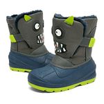 TETSUO Snow Boots for Kids, Boys Little Demon Cool Winter Boots Warm Shoes Waterproof Snowboots Snowproof Snowshoes for Outdoor Walking Running