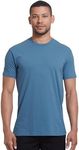 True Classic Mens T-Shirts - Short Sleeve Crew Neck Plain T Shirt for Men, Pack of 1, Indigo, L