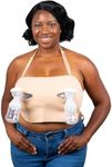 Pump Strap Hands-Free Pumping Bra, Breast Pump Bra for Breastfeeding Pumps for Women, Hands Free Pumping Bustier