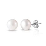 Philip Jones Sterling Silver Pearl Earrings