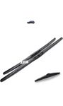 AWB® Hybrid Wiper Blades Front & Rear Compatible with Maruti Scross (pack of 3)