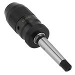 Wakects Self-Locking Chuck, 1-16mm Keyless Lathe Drill Chuck with Tapered Spindle MT3-B18 / Tapered Pin MT2-JT3 Self-Braking Shaft