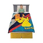 Franco Kids Bedding Super Soft Plush Throw, 46 in x 60 in, Pokemon (PRINTS MAY VARY)