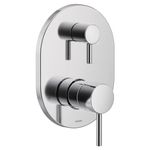 Moen UT3290 Align M-CORE 3-Series 2-Handle Shower Trim with Integrated Transfer, Valve Required, Chrome