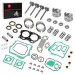 Top End kit STD Piston & Ring + Gasket Seal + Exhaust Valve + Intake Valve Spring Rebuild Kit For EZGO Fuji Robin 295cc Golf Cart EH29C 4 cycle MCI engine 1991-2002