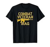 Combat Veteran Iraq T-Shirt For Pro