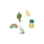 Crocs Jibbitz 5-Pack Unicorn Shoe Charms | Jibbitz for Crocs, Fun Trend, Small, One Size