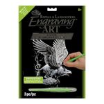 Royal Brush Silver Foil Engraving Art Kit, 8 by 10-Inch, Screaming Griffin