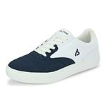 Bourge Men's Titlis15 Casual Shoes,White and Navy, 06