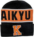 Haikyu Season 1 Letterman Jacquard Name Knit Cap Black