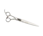 KENCHII FiveStar Level-2 9 Inch Curved Offset Lefty Stainless Steel Scissor