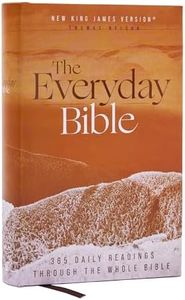 NKJV, The Everyday Bible, Brown Leathersoft, Red Letter, Comfort Print: 365 Daily Readings Through the Whole Bible