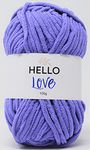 Hello Love Yarn, Grape, 100g