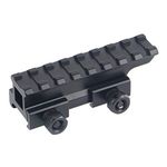 ToopMount Picatinny Rail 8 Slots Riser Mount Aluminum Alloy Tactical Base Mounts Firmly in Place with 2 M4 Screws and Nuts