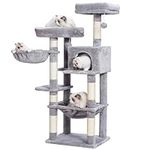 Heybly Cat Tree, 56 inches Cat Towe
