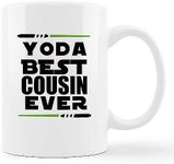 Yoda Best Cousin Ever Funny Ceramic