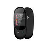 Smart Langogo translator Language Translator Device, Portable Two Way Translator Voice Interpreter, 79 Languages Translation Online Offline Translators Devices for Travelling Learning Business (Black)