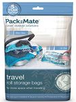 Packmate ® 5 Small Travel Space Saver Vacuum Bags for Laundry - Perfect for Holidays, Large Luggage and Backpacks
