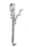 Christmas Concepts® Christmas Metal Wreath Hanger - Silver Deer Head Design - 29cm