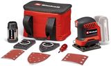 Einhell Ponceuse à main sans fil TE-OS 18/113 3X Li-Solo Power X-Change (18 V, ponceuse vibrante, 3 plateaux interchangeables, circuit d’oscillation de 1,8 mm, avec accessoires, sans batterie)