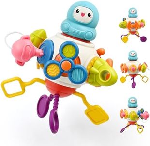 AiTuiTui Montessori Juguetes Bebes 6 12 18 Meses，Cubo Ocupado Montessori 8 en 1 Educativos y de Desarrollo Juguetes，Cubo de Actividades Bebe Cubo Sensorial 1 2 3 Año Regalos para Niños Pequeños.