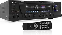 300W Digital Stereo Receiver System - AM/FM Qtz. Synthesized Tuner, USB/SD Card MP3 Player & Subwoofer Control, A/B Speaker, iPod/MP3 Input w/ Karaoke, Cable & Remote Sensor - Pyle PT270AIU.5