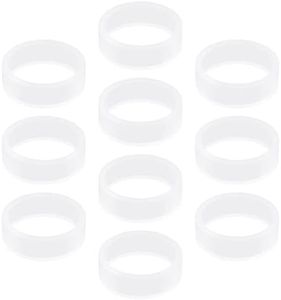 SING F LTD 10PCS Joystick Protector Compatible with Steam Deck Console Joystick Elastic Silicone Protective Ring Cover Video Game Accessories Transparent