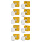 Jaquar 12W LED Gem Trimless Round Surface Mount Down Light | No False Ceiling Required Required | Warm White (3000K) | (Pack of 10)