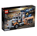 LEGO Technic Heavy-Duty Tow Truck 42128 Model Building Kit (2,017 Pcs),Multicolor