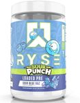 Ryse Loaded Preworkout Powder 435 g, Sour Punch Blue Raspberry, 30 Servings