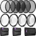 58mm Lens Filter Accessory Set for All Lenses with a 58mm Filter Size