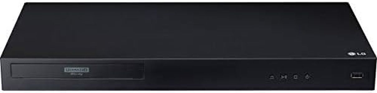 2017 LG 4K Ultra HD 3D Blu-ray Player with Remote Control, HDR Compatibility, Upconvert DVDs, Ethernet, HDMI, USB Port, Black