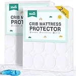 Crib Mattress Protector 2 Pack Pad 