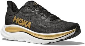 Hoka Womens Clifton 10, Black/Gold,
