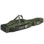 Lixada Fishing Rod Case Three Layers Oxford Fishing Bag Portable Folding Fishing Rod Reel Tackle Tool Carry Case Carrier Travel Bag(130cm/150cm)