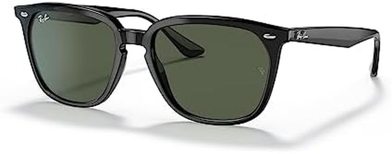 Ray-Ban RB4362 Sunglasses, Black/Dark Green, 55 mm