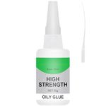 High Strength Oily Glue, Super Glue for Plastic, Welding High-Strength Oily Glue, Used For Quick Repair Of Plastic, Metal, Wood, Glass, Jade And So On, Quick Drying & Very Flexible, 50g