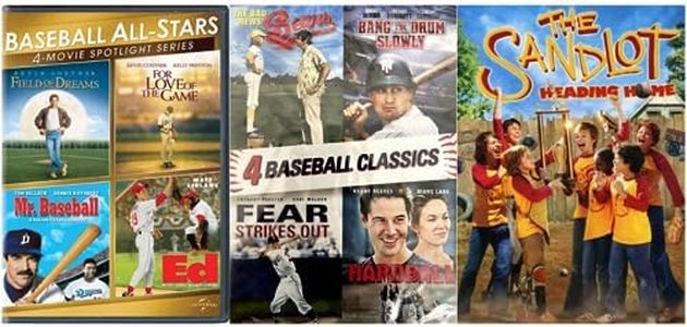 Baseball All-Stars 9-Movie Collection Spotlight Series: Field of Dreams/ For love of the Game/ Mr. Baseball/ ED/ The Bad News Bears/ Bang the Drum Slowly/ Fear Strikes Out/ Hardball & The Sandlot: Heading Home [DVD] Region 1