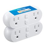 meross Smart Plug Dual WiFi Outlet Plug 2 in 1, Support Apple HomeKit Siri, Alexa, Echo, Google Assistant, Nest Hub and SmartThings, Voice Control, Remote Control, Timer, No Hub Required, 2 Pack