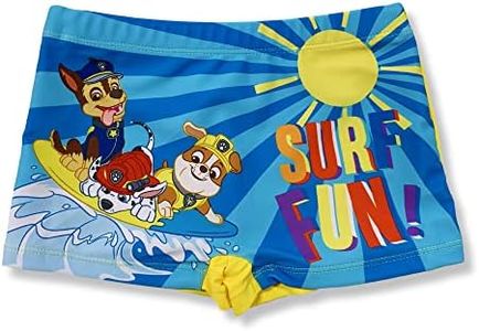 Paw Patrol Bambino Costume da Bagno (Giallo,8 Anni)