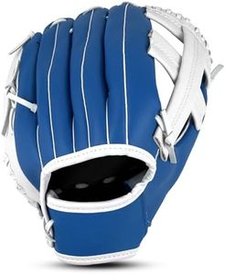 HolyElks Baseball Glove, Softball Glove, Baseball Mitt, 10.5''-12.5'' for Youth Adult Training and Beginner Play, Synthetic Leather Outfield Mitts, Right Hand Throw