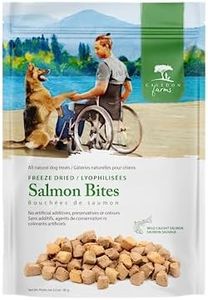 CALEDON FARMS FREEZE DRIED SALMON BITES DOG TREATS 90 GRAMS, TRAINING TREATS, TOPPERS