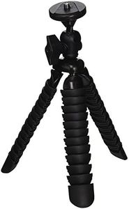 VIVITAR VIV-SP-7-BLK Small Rubberized Spider Tripod (Black)