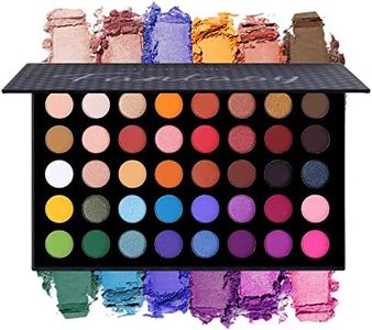 UCANBE Paleta de sombra de ojos Maquillaje Contorno metálico Sombra de ojos Paleta de maquillaje Brillo mate 39 Colores Altamente pigmentado Caliente Bronce natural Neutro Humo Cosmético # 01
