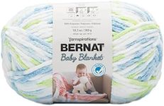 Bernat Baby Blanket Yarn - Super Bulky 6 Gauge - 10.5 oz - Funny Prints - Single Ball Machine Wash & Dry