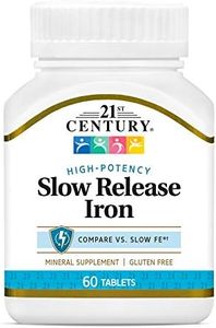 21st Century Slow Release Iron Tablets, 60 Count