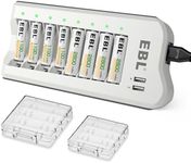 EBL Battery Charger with AA AAA Bat