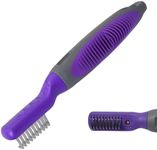 Dog Mat Remover by Hertzko – Grooming Comb, Brush for Dogs, Cats, Small Animals - Dematting Tool, Dog Brush for Tangles & Knots for Long Haired Dogs, Short Haired Dogs, and Rabbit Bedding (Large)